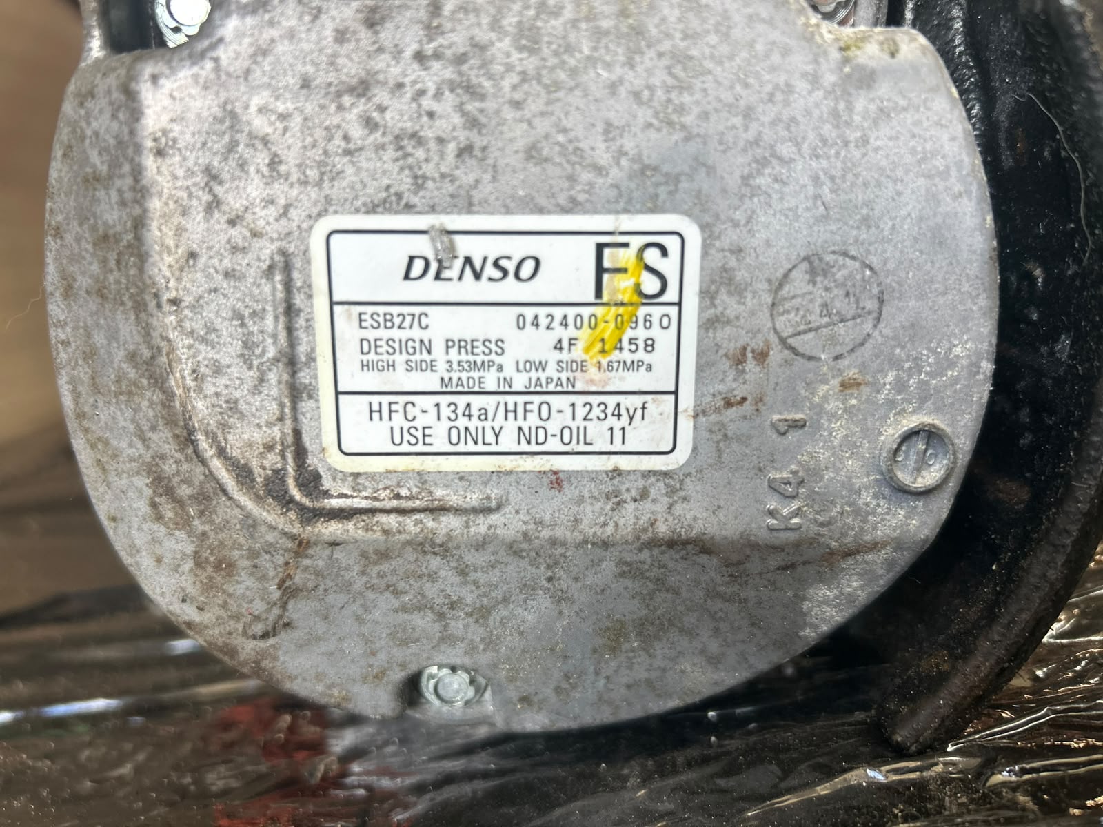 COMPRESOR CLIMA HONDA JAZZ - AN 2022 - COD OEM : 0424000960 - imagine 2