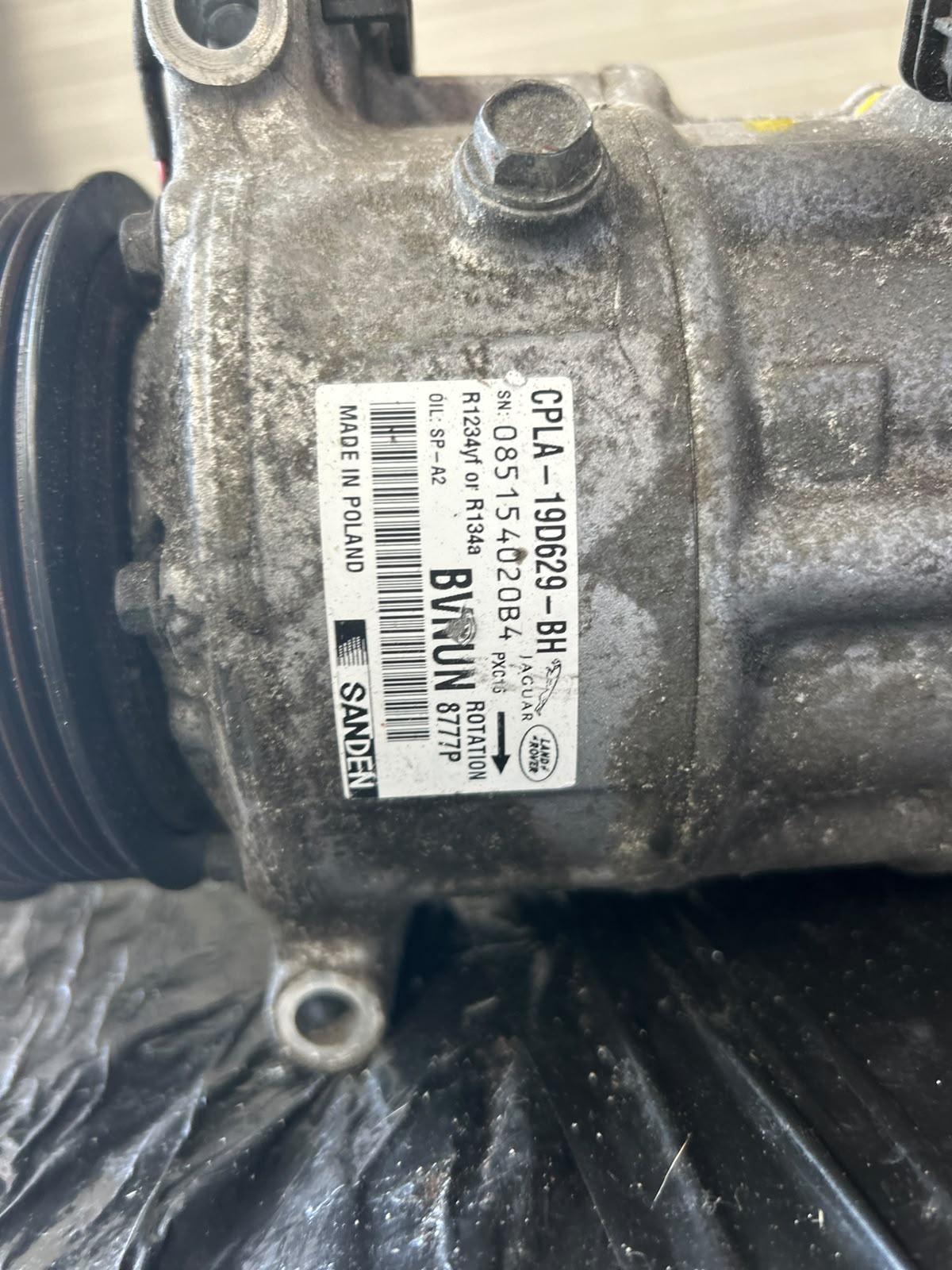 COMPRESOR CLIMA JAGUAR XE / LAND ROVER SPORT 2.0DIESEL - AN 2020 - COD CPLA-19D629-BH - imagine 2