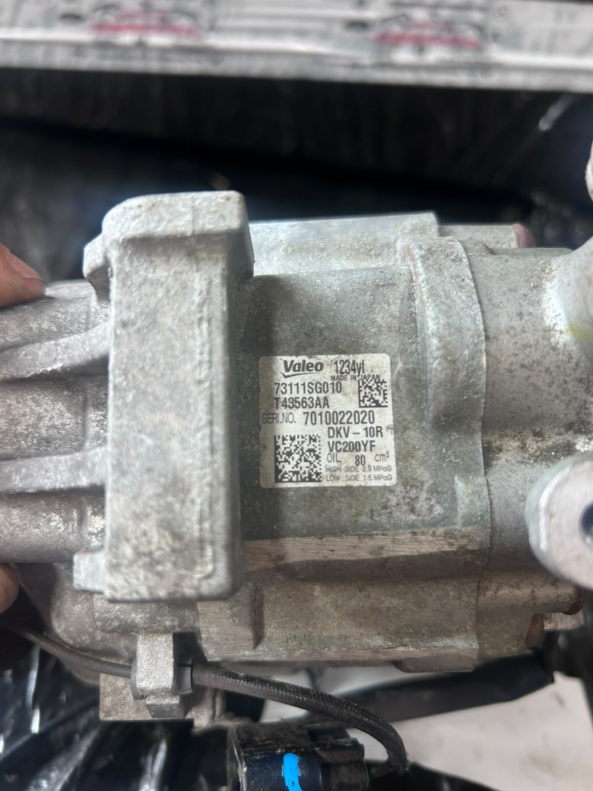 Compresor Clima Subaru Forester/XV - An 2018 - Cod OEM : 73111SG010 - imagine 2