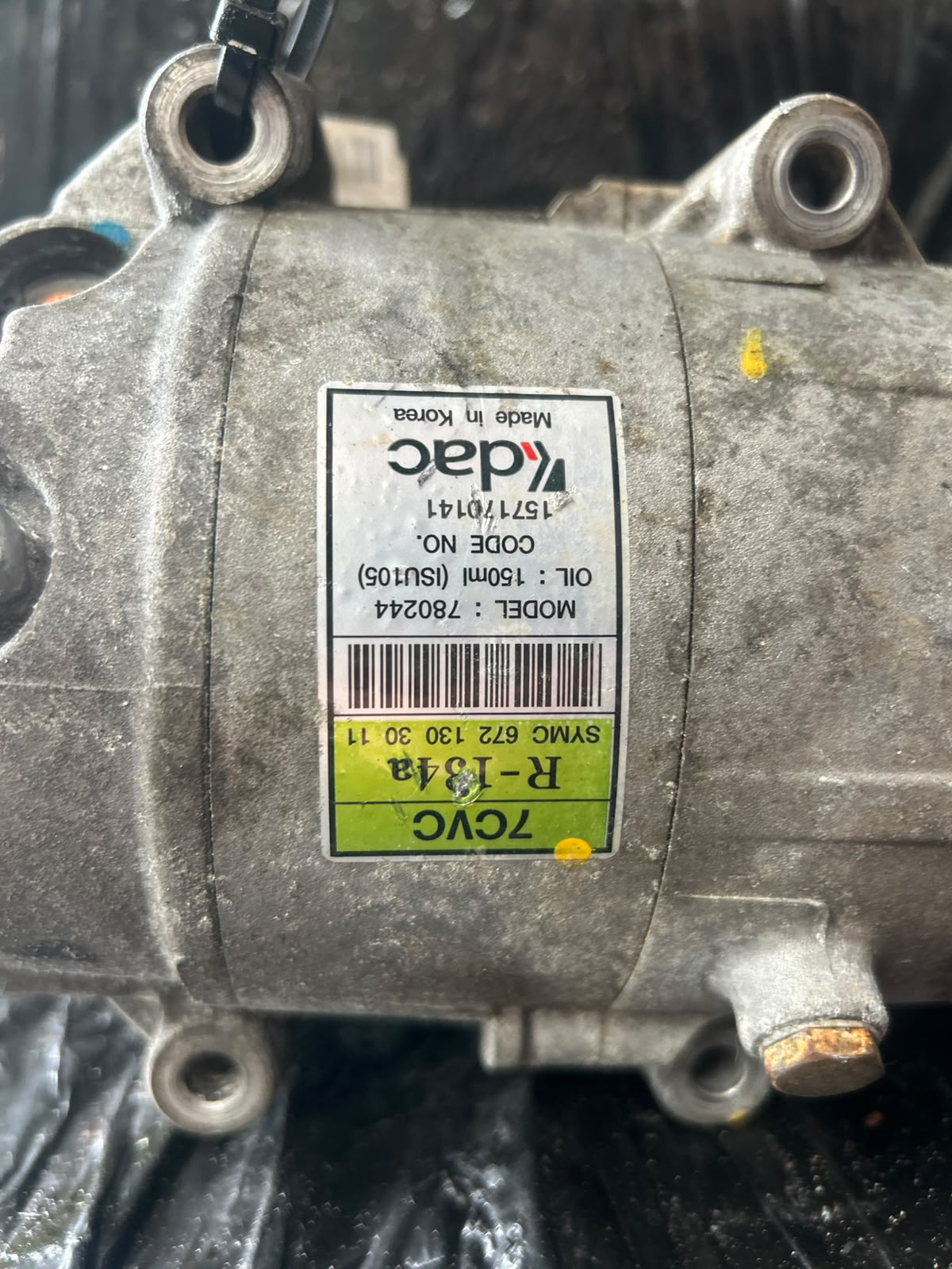 Compresor Clima SsangYong Korando - An 2016 - Cod OEM : 6721303011 - imagine 2