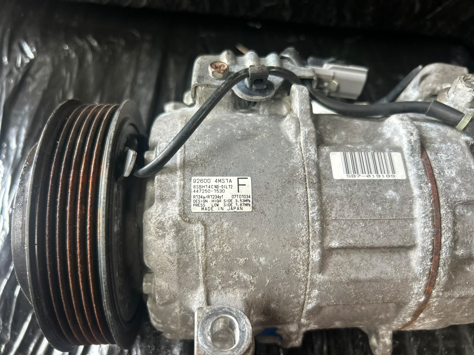 Compresor Clima Nissan X-Trail – An 2016 – Cod OEM : 926004MS1A - imagine 2