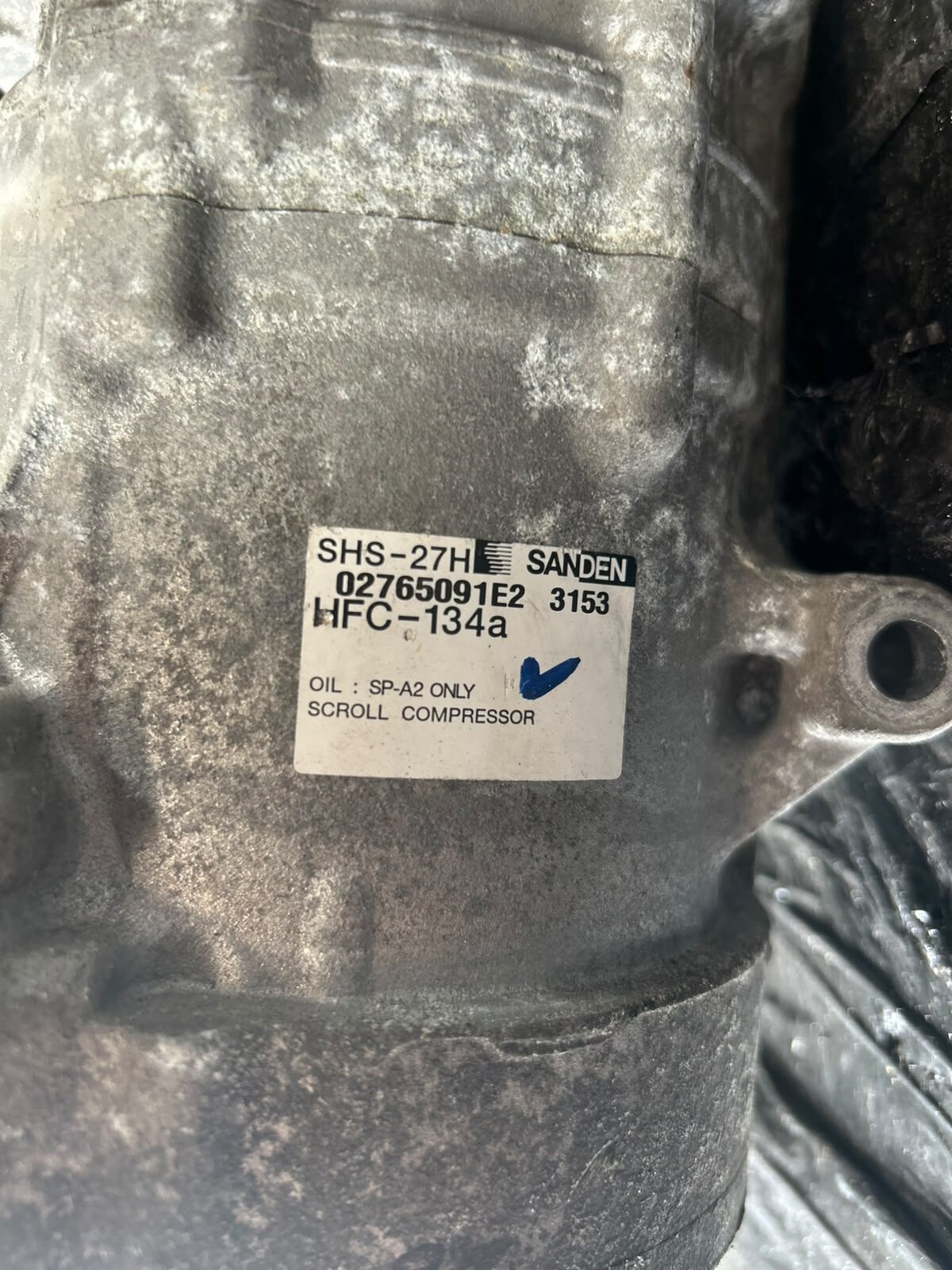 Compresor Clima MG ZS - An 2022 - Cod OEM : 02765091E2 - imagine 3