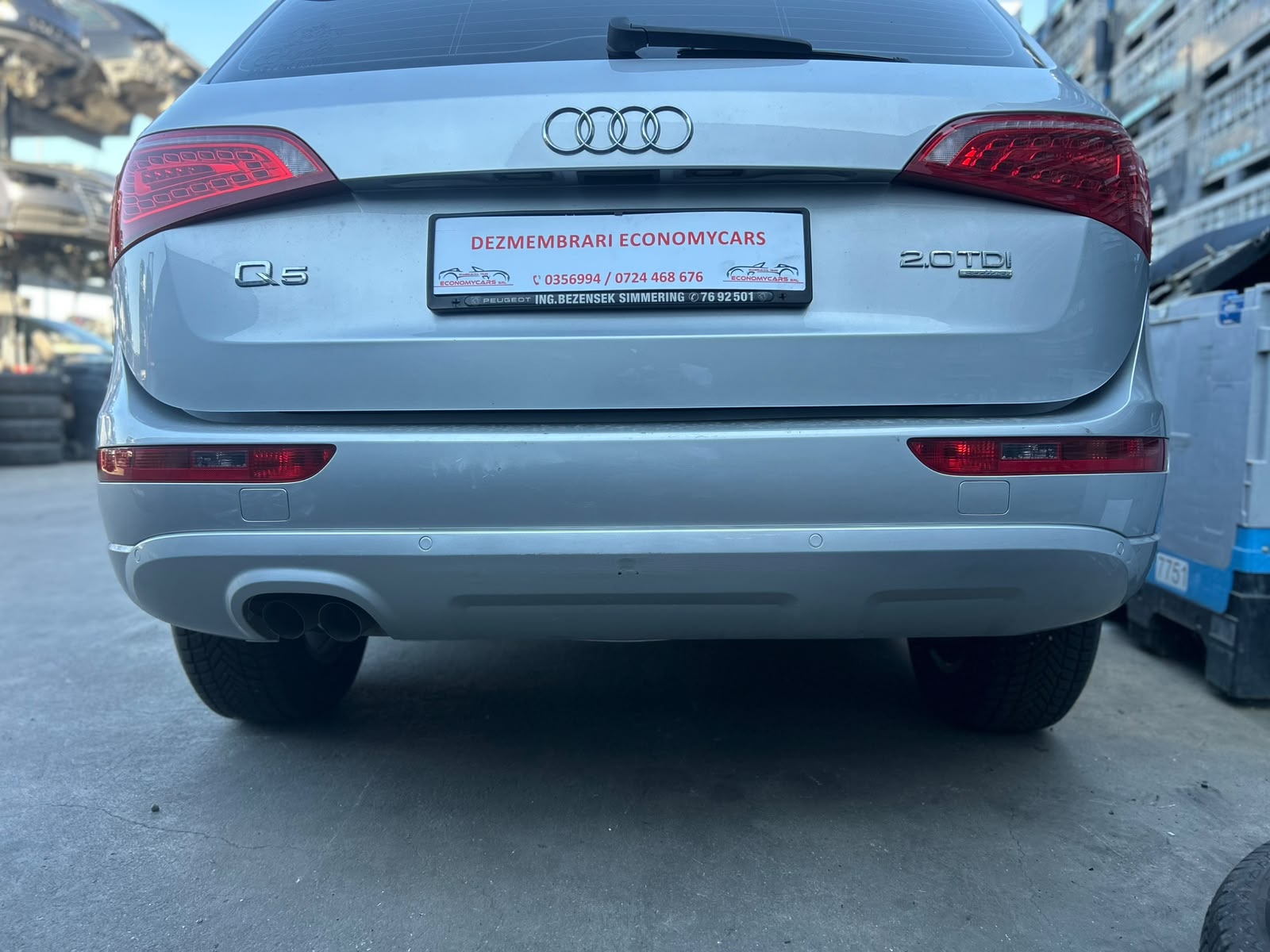 Bara Spate cu senzori Audi Q5 - An 2010