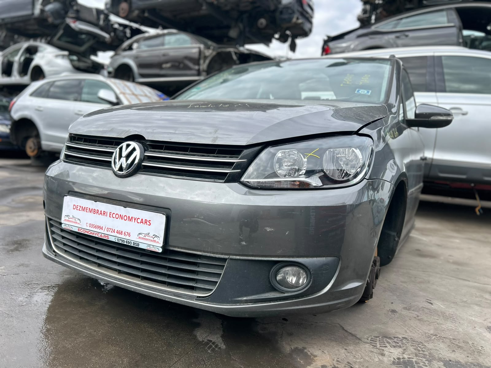 Bara fata completa cu proiectoare VW Touran - An 2012 - imagine 3
