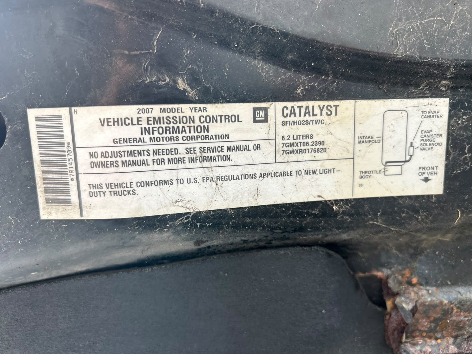 Motor VORTEC Cadillac Escalade 6.2 V8 Benzina - An 2007 - imagine 2